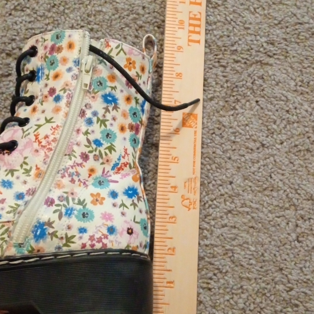 UNIONBAY Pink and Black Floral Boots - Picture 9 of 12